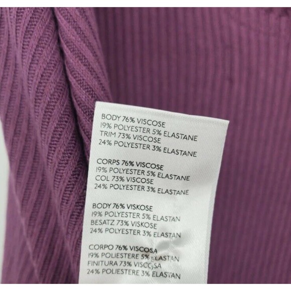 We the Free New Love Ribbed Knit Slouchy Tank Purple Large - Picture 3 of 7